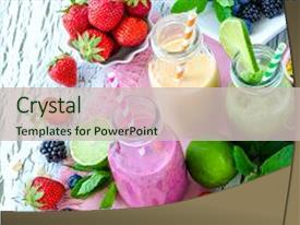 yogurt fruits powerpoint templates | crystalgraphics yogurt fruits powerpoint templates | crystalgraphics, Presentation templates
