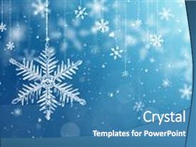 snowflakes powerpoint template