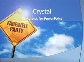 farewell party invitation powerpoint templates | crystalgraphics farewell party invitation powerpoint templates | crystalgraphics, Presentation templates