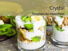 yogurt fruits powerpoint templates | crystalgraphics yogurt fruits powerpoint templates | crystalgraphics, Presentation templates