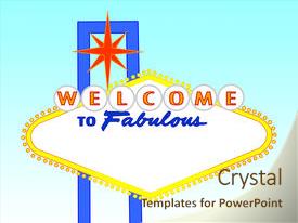 powerpoint template: welcome celebration to las vegas (18437) powerpoint template: welcome celebration to las vegas (18437), Powerpoint templates
