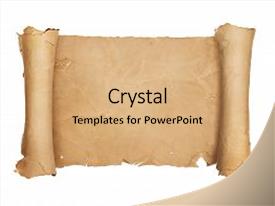 template of a scroll