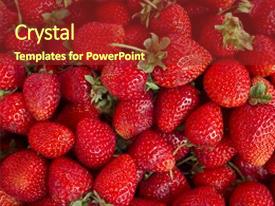 powerpoint template: digital representation of strawberry creating powerpoint template: digital representation of strawberry creating, Presentation templates