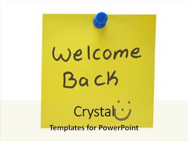 welcome back powerpoint templates | crystalgraphics welcome back powerpoint templates | crystalgraphics, Powerpoint templates
